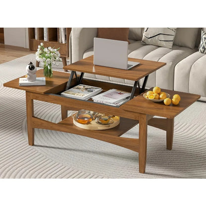 Coffee Table With Lifting Top, Rectangle Wood Lift Top Coffee
