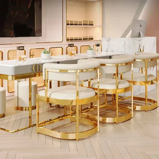 Contemporary Synthetic Leather Dining Chair – Perfect for Dining Rooms & Cafés