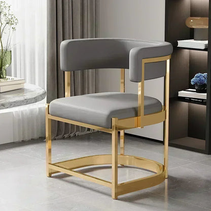 Contemporary Synthetic Leather Dining Chair – Perfect for Dining Rooms & Cafés