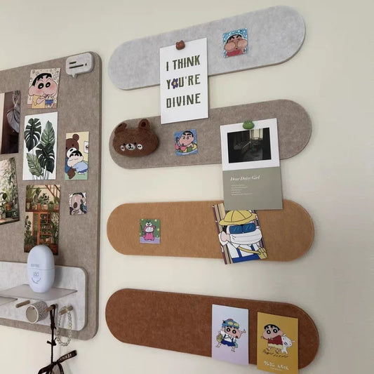 Modular Felt Pin Board Strips – 4pc Self-Adhesive Set