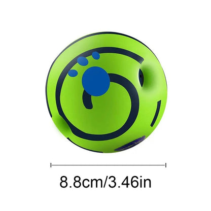 Wobble Wag Giggle Glow Ball – Interactive Dog Toy, Fun Giggle Sounds