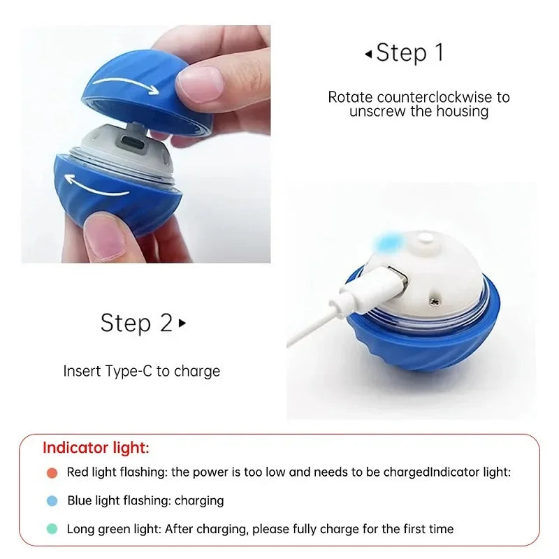 Smart Automatic Dog Toy Ball with 3-Hour Battery Life
