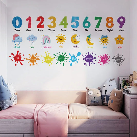 Colorful Self-Adhesive Wall Decal