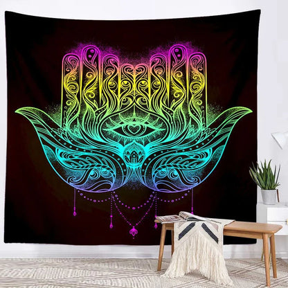 Seven Chakra Mandala Tapestry