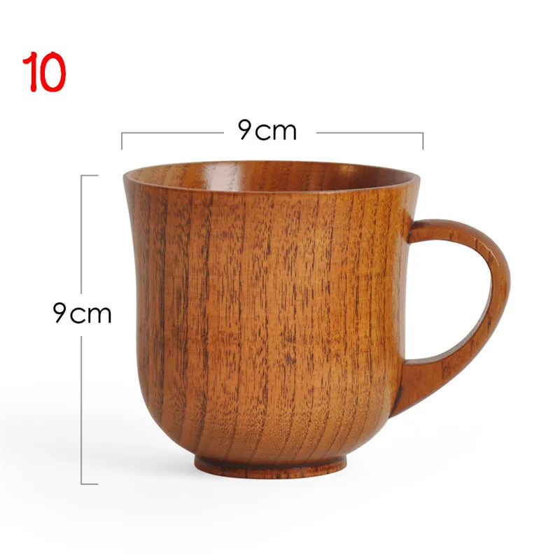 The Forest Sip: Handcrafted Natural Spruce Wood "Big Belly" Cup