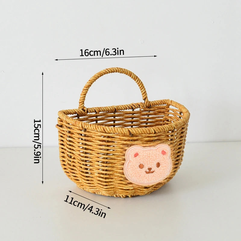 Decorative Wall-Hanging Kitchen Basket
