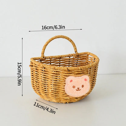 Decorative Wall-Hanging Kitchen Basket