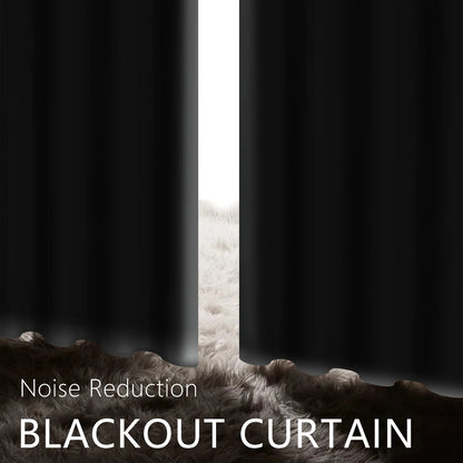 Solid Color Thermal 100% Blackout Drapes – Complete Light Control