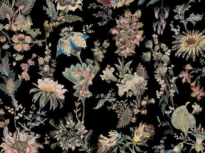 Multicolor Floral Peel & Stick Wallpaper – Vibrant Botanical for Home & Office