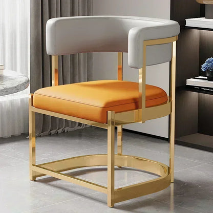 Contemporary Synthetic Leather Dining Chair – Perfect for Dining Rooms & Cafés