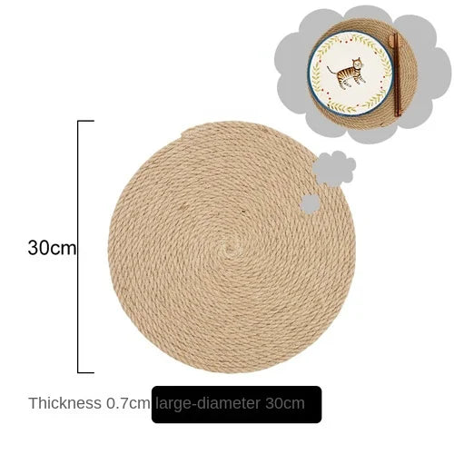 Rustic Linen Placemats for Dining Table (Japanese Style)