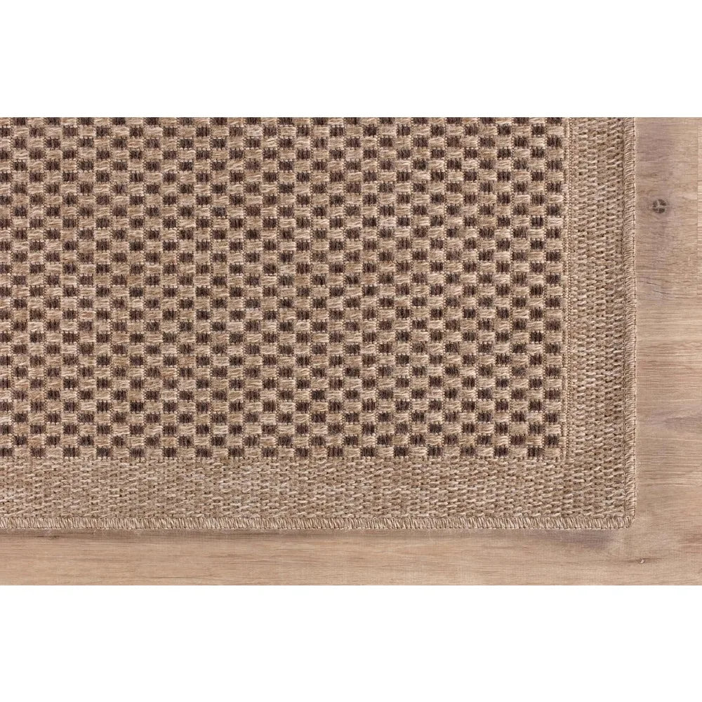 Durable Polypropylene Flat Woven Rug for Patio and Kitchen
