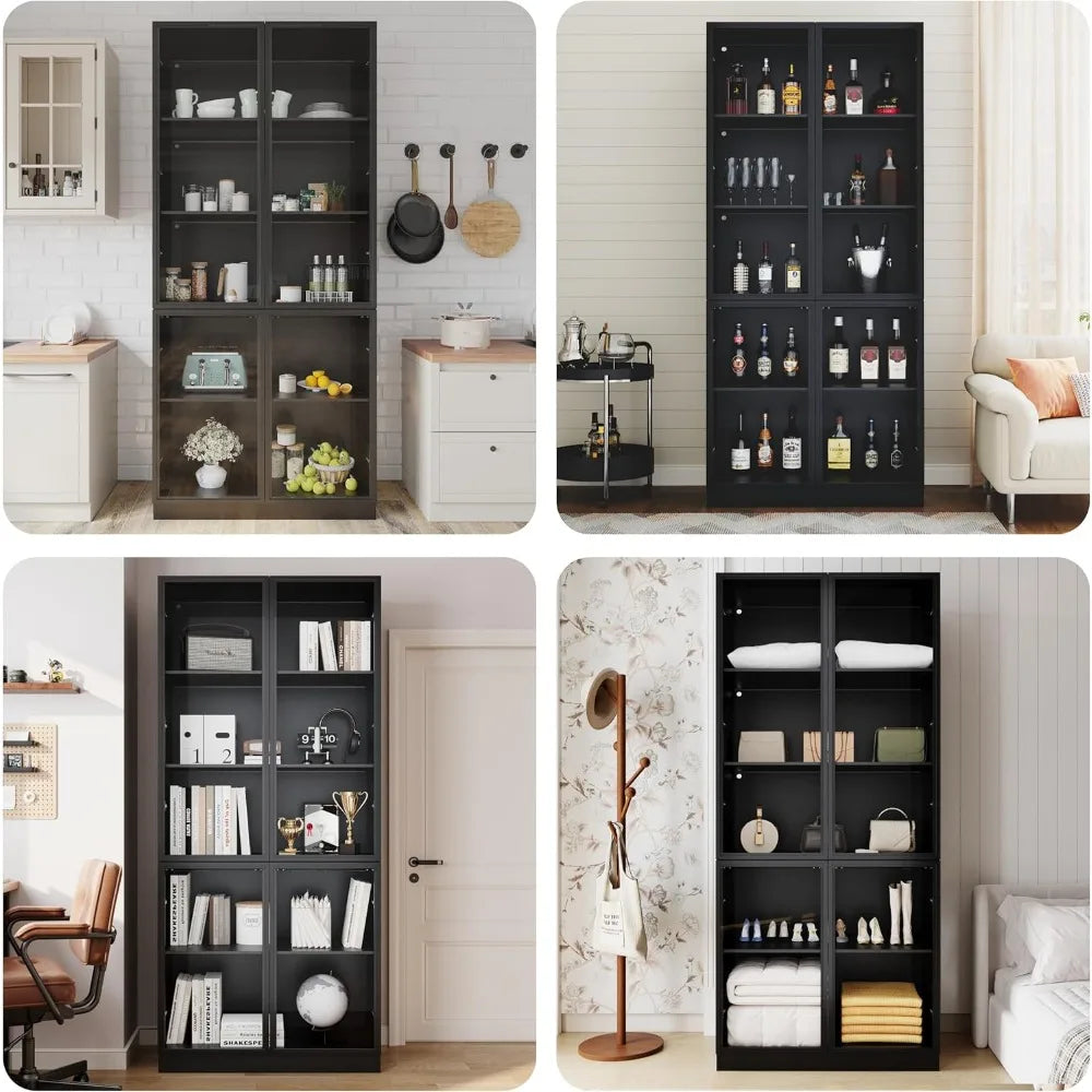 Industrial-Grade, Remote-Controlled Ambiance – Display Case, Bookshelf