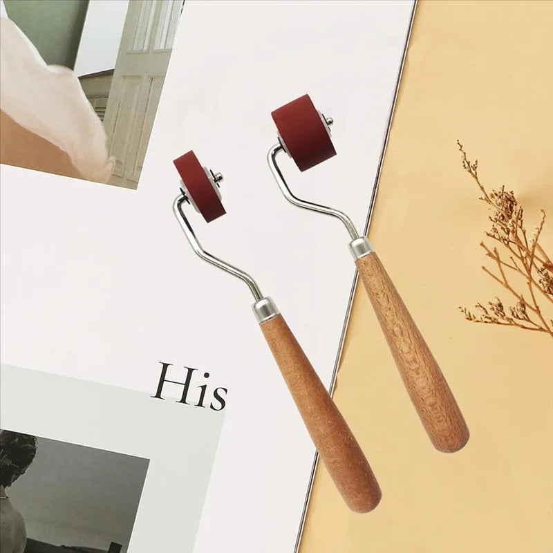 3-Piece Rubber Brayer Roller Set – Printmaking & Gel Printing Tools