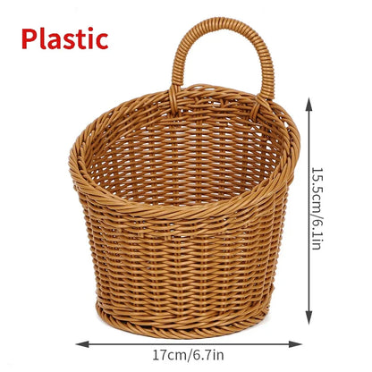 Decorative Wall-Hanging Kitchen Basket
