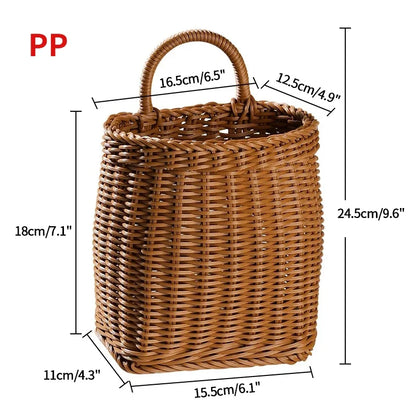 Decorative Wall-Hanging Kitchen Basket