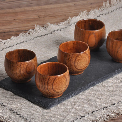 The Forest Sip: Handcrafted Natural Spruce Wood "Big Belly" Cup