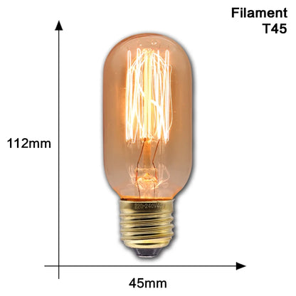 Vintage Edison Bulb - 30,000 Hour Lifespan - E27 Globe LED Bulb