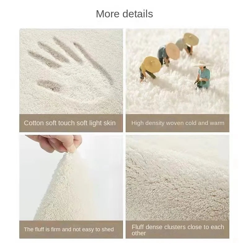 Plush Washable Area Carpet for Kids' Room