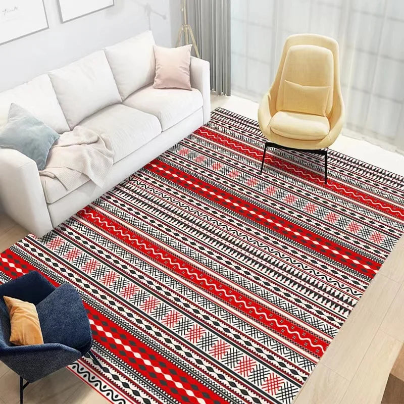 Moroccan Style Beige Area Rug – Soft, Washable, Easy Living