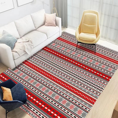 Moroccan Style Beige Area Rug – Soft, Washable, Easy Living