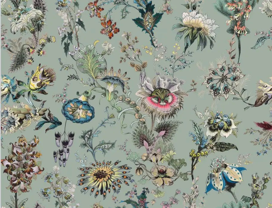 Multicolor Floral Peel & Stick Wallpaper – Vibrant Botanical for Home & Office