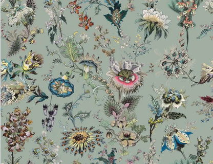 Multicolor Floral Peel & Stick Wallpaper – Vibrant Botanical for Home & Office