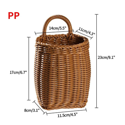 Decorative Wall-Hanging Kitchen Basket