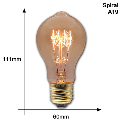 Vintage Edison Bulb - 30,000 Hour Lifespan - E27 Globe LED Bulb