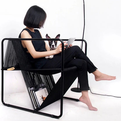 Modern Black Leisure Lounge Chair