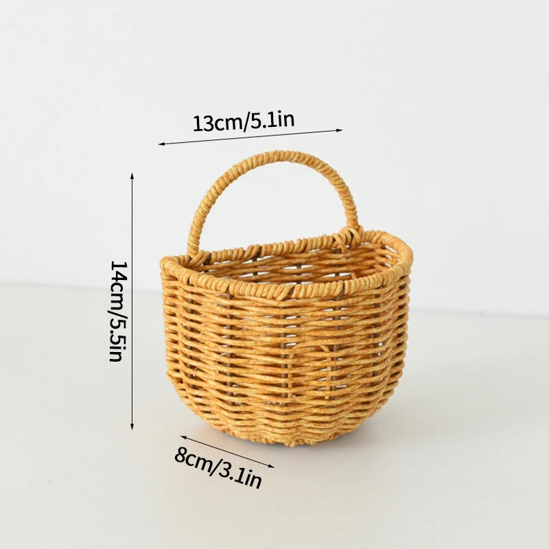 Decorative Wall-Hanging Kitchen Basket