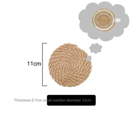 Rustic Linen Placemats for Dining Table (Japanese Style)