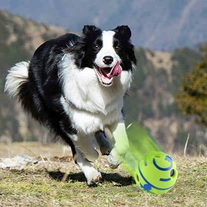 Wobble Wag Giggle Glow Ball – Interactive Dog Toy, Fun Giggle Sounds