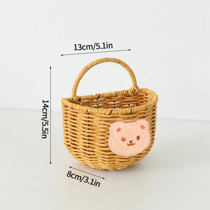 Decorative Wall-Hanging Kitchen Basket