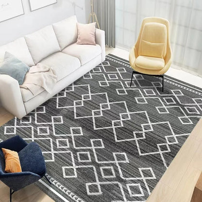 Moroccan Style Beige Area Rug – Soft, Washable, Easy Living