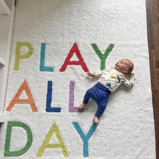 Plush Washable Area Carpet for Kids' Room