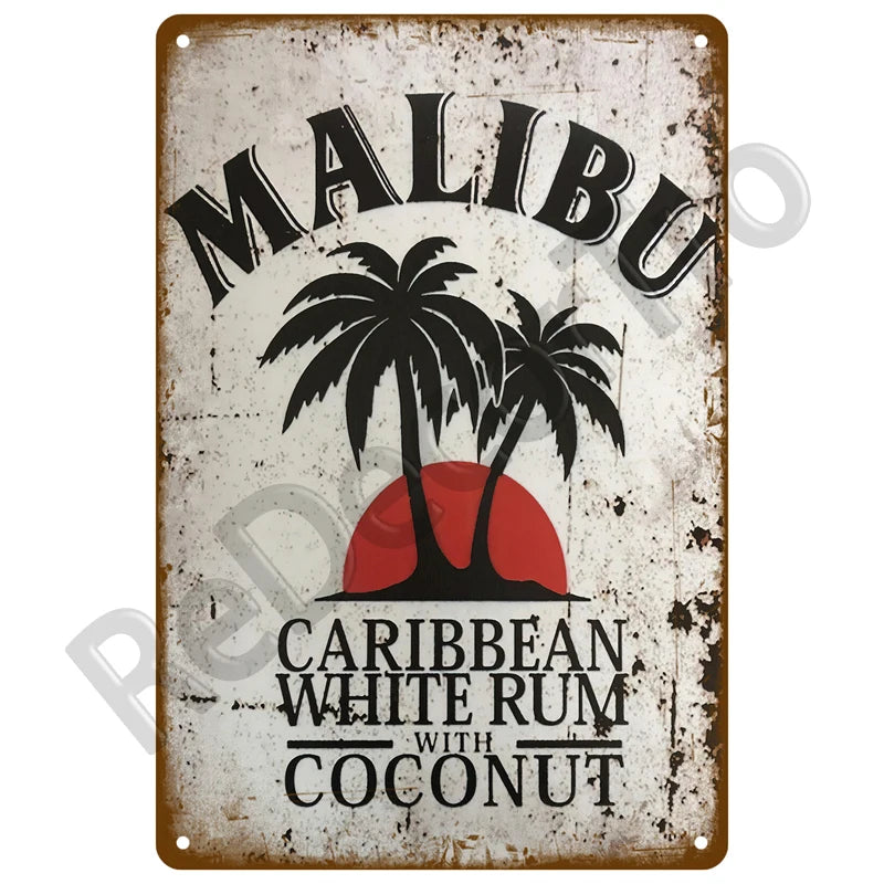 Seaside Memory Metal Sign – Vintage Wall Art