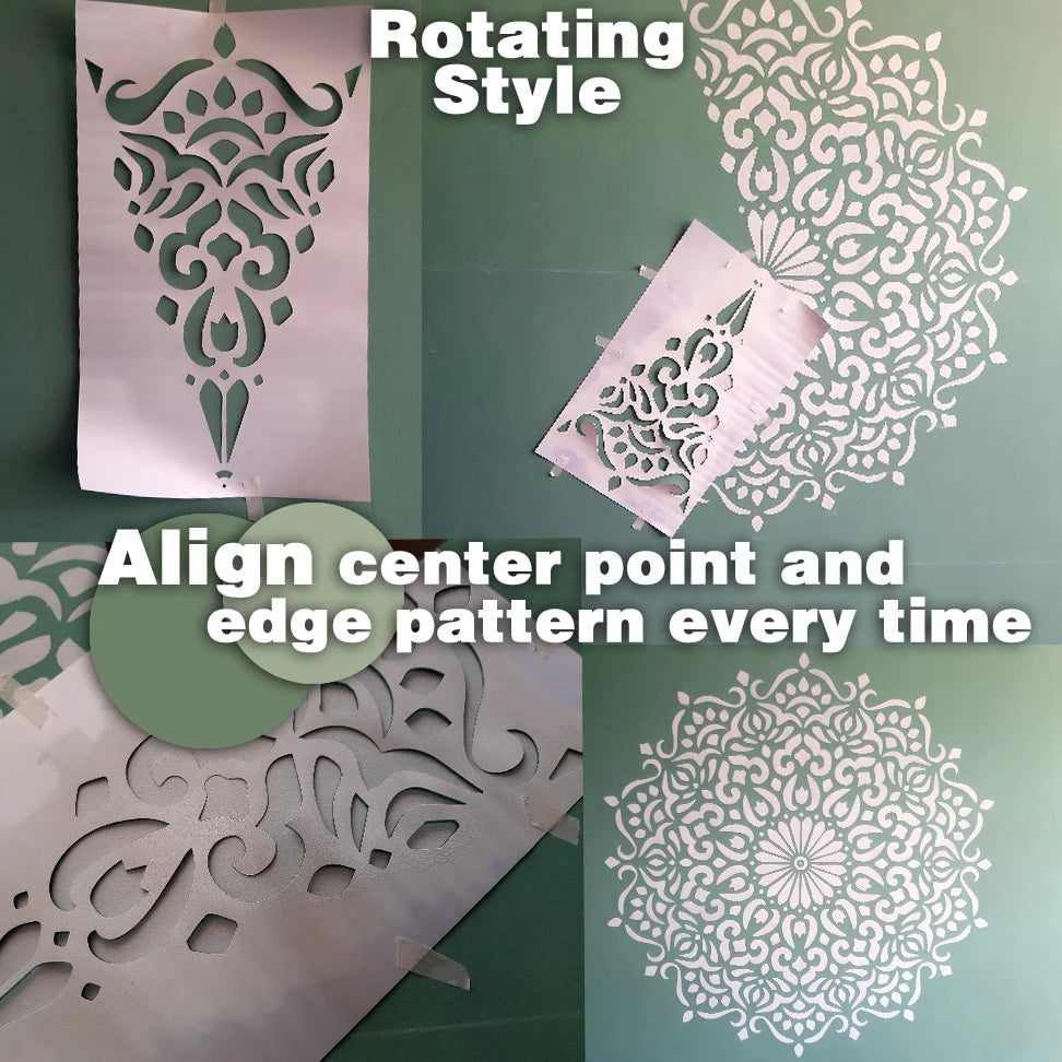 Reusable Decorative Stencil for Walls & Furniture