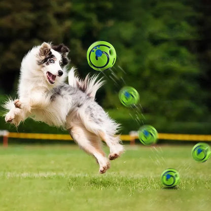 Wobble Wag Giggle Glow Ball – Interactive Dog Toy, Fun Giggle Sounds