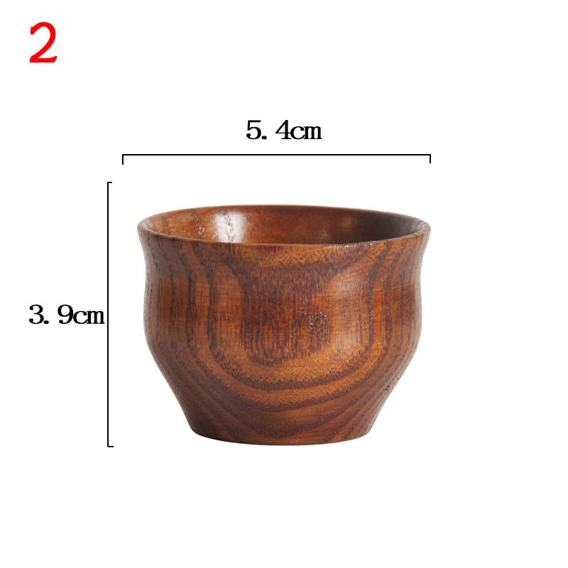 The Forest Sip: Handcrafted Natural Spruce Wood "Big Belly" Cup