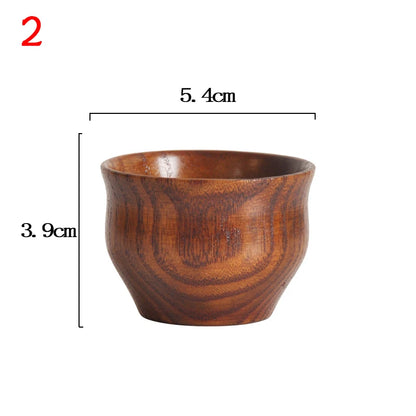 The Forest Sip: Handcrafted Natural Spruce Wood "Big Belly" Cup