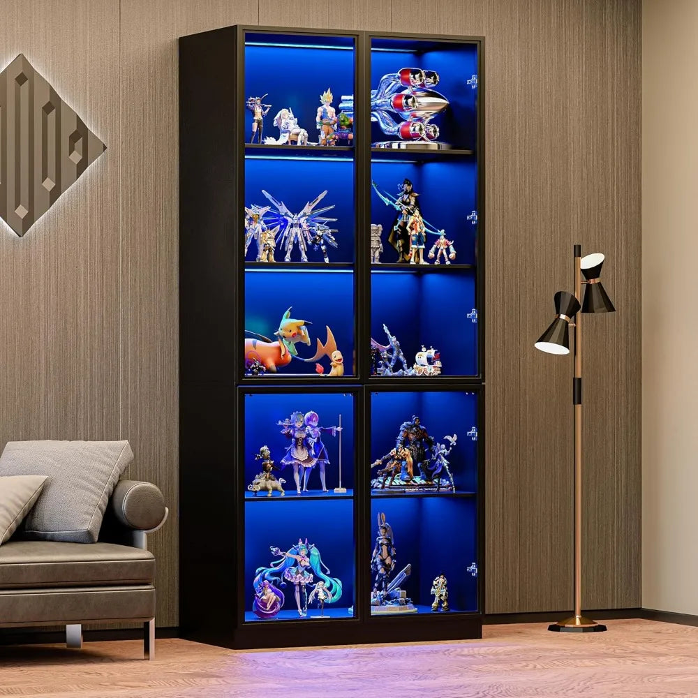 Industrial-Grade, Remote-Controlled Ambiance – Display Case, Bookshelf