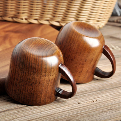 The Forest Sip: Handcrafted Natural Spruce Wood "Big Belly" Cup