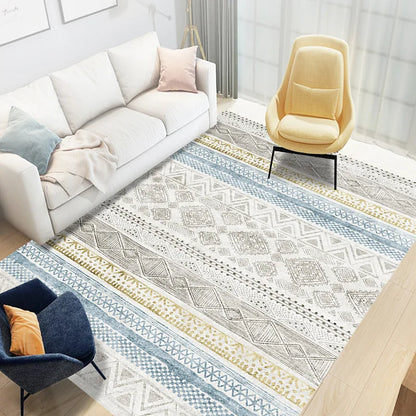 Moroccan Style Beige Area Rug – Soft, Washable, Easy Living