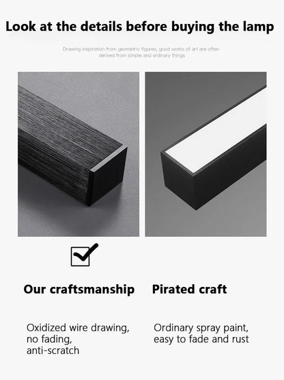 Modern Black LED Surface Mounted Ceiling Light