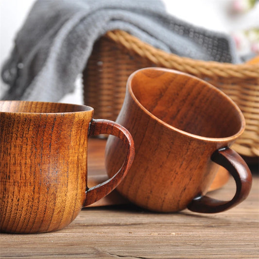 The Forest Sip: Handcrafted Natural Spruce Wood "Big Belly" Cup