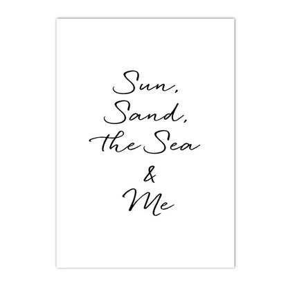 Modern Unframed Three-Panel Canvas Print