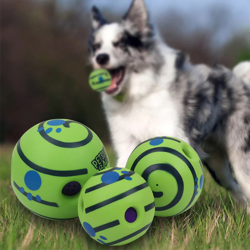 Wobble Wag Giggle Glow Ball – Interactive Dog Toy, Fun Giggle Sounds