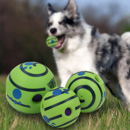 Wobble Wag Giggle Glow Ball – Interactive Dog Toy, Fun Giggle Sounds