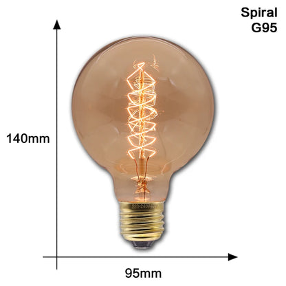 Vintage Edison Bulb - 30,000 Hour Lifespan - E27 Globe LED Bulb